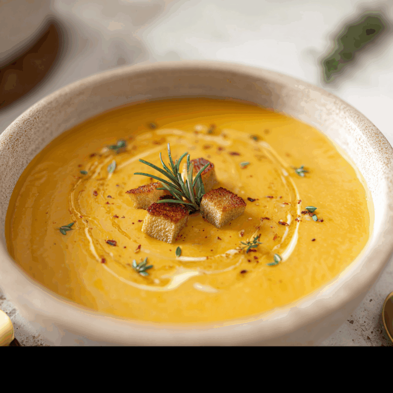 Butternut Squash and Apple Soup