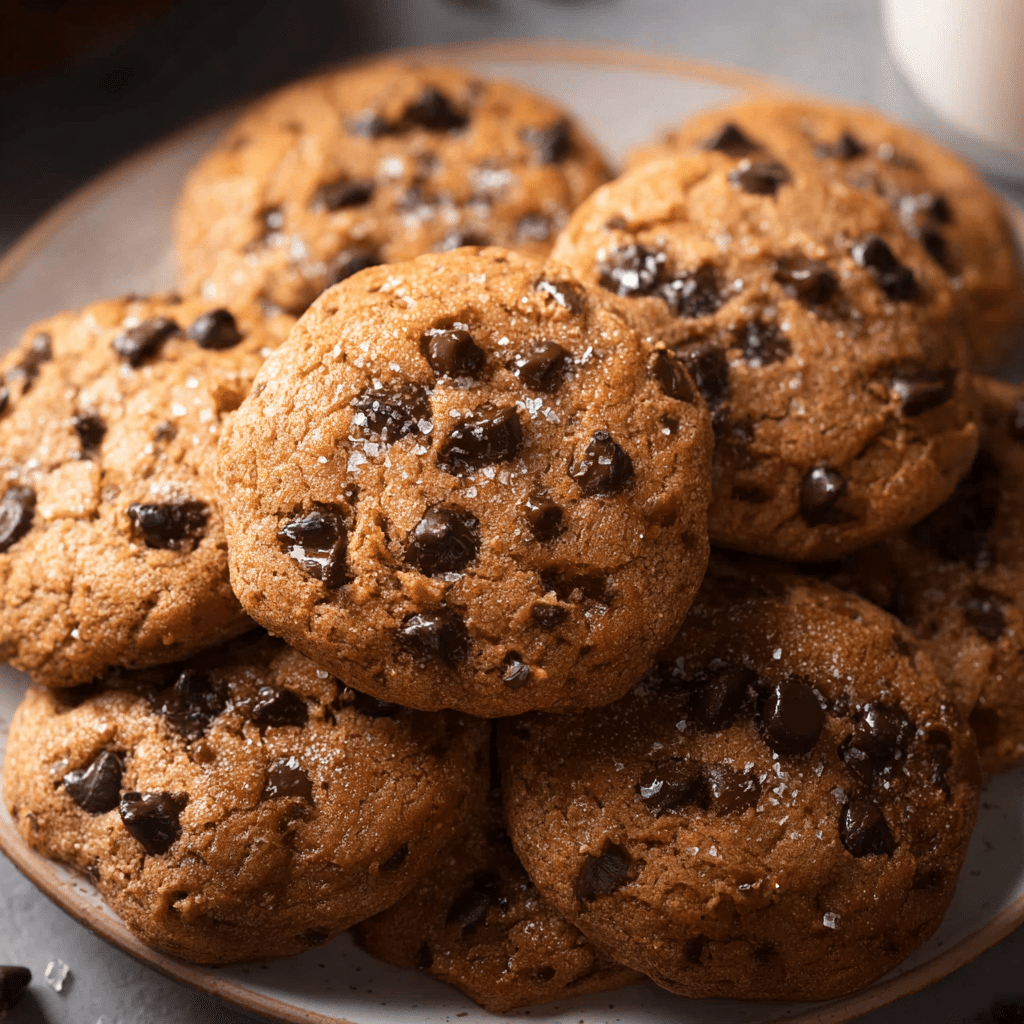 Caramelized Applesauce Chocolate Chip Cookies