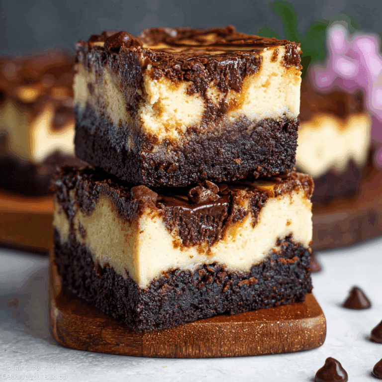 Fudgy Cheesecake Brownies