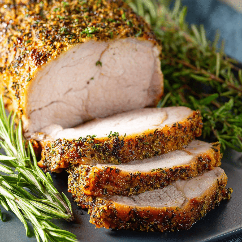 Herb Crusted Pork Roast