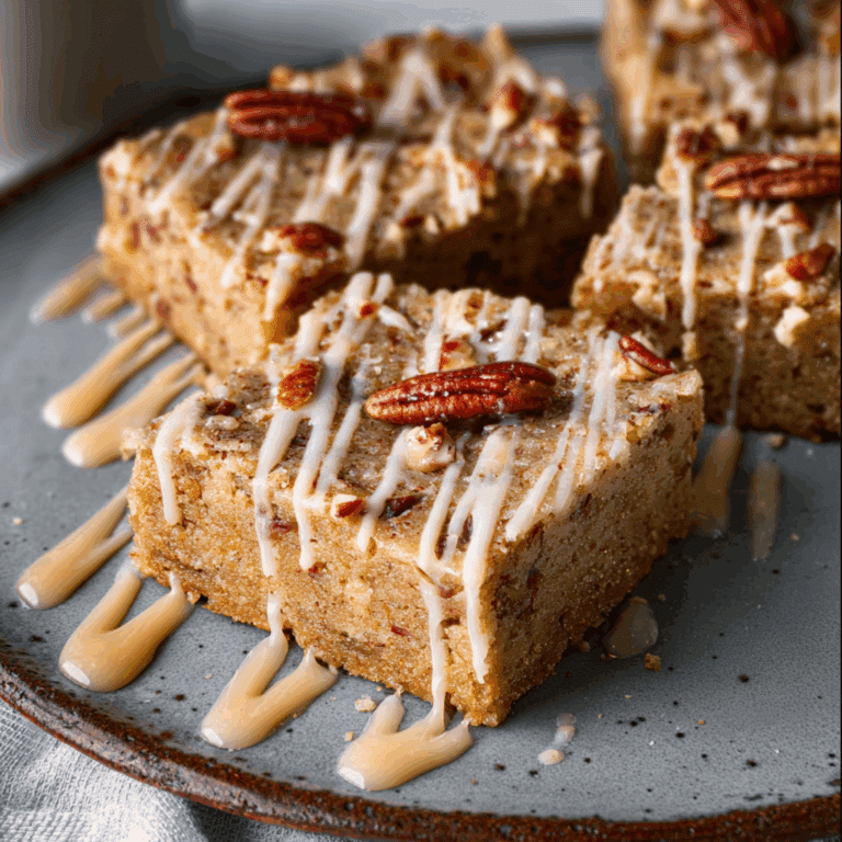 Maple Pecan Blondies