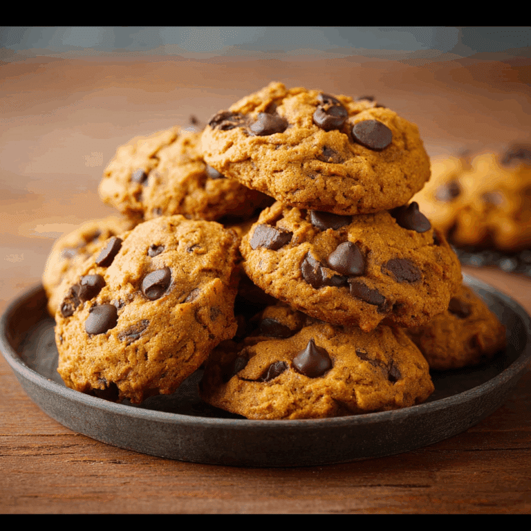 Pumpkin Chocolate Chip Cookies