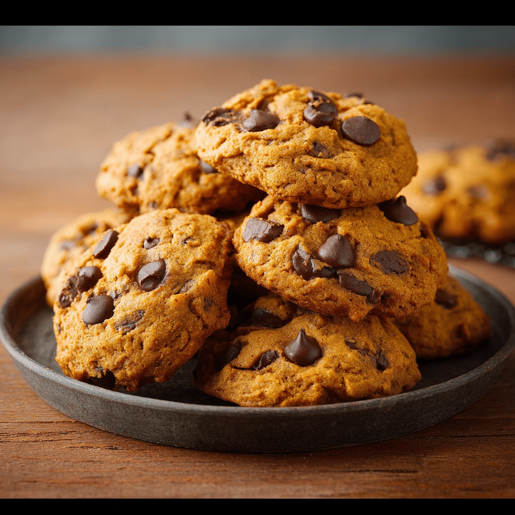 Pumpkin Chocolate Chip Cookies