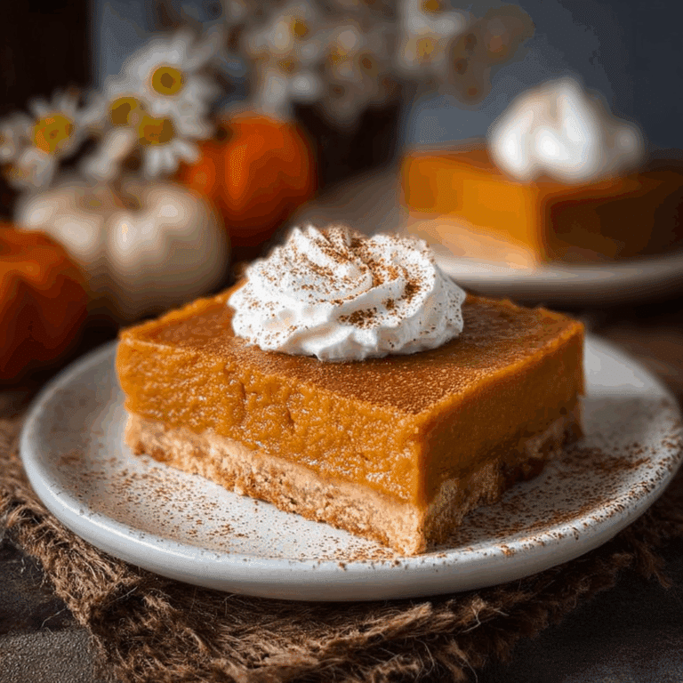 Pumpkin Pie Bars