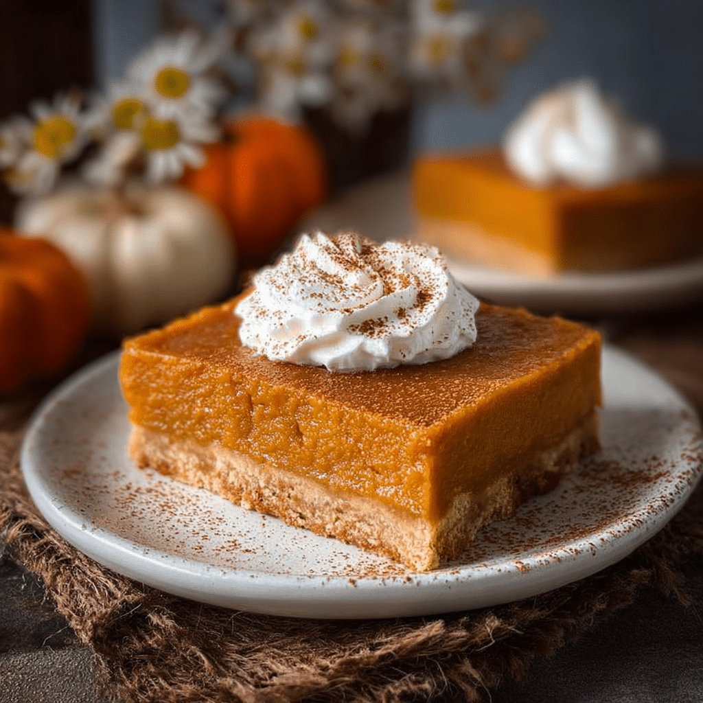 Pumpkin Pie Bars