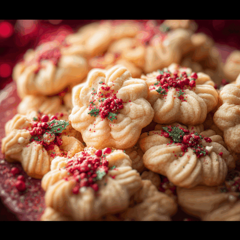 Spritz Butter Christmas Cookies